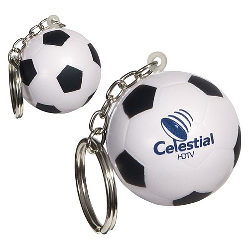 Soccer Ball Key Chain Custom Printed As Low As 1.2